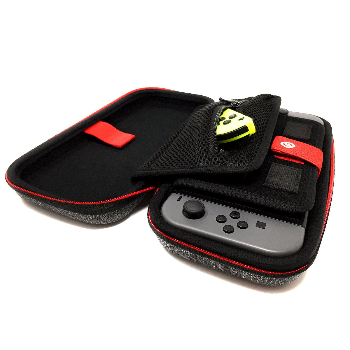 Premium Case Schutz Tasche für Nintendo Switch/OLED mit Stoffbezug